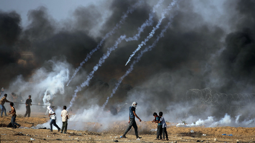 Трое палестинцев погибли при обстреле израильскими военными на границе сектора Газа