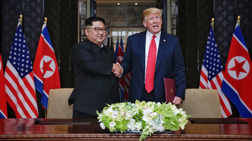Трамп вновь поблагодарил Ким Чен Ына за выполненное обещание об останках солдат США