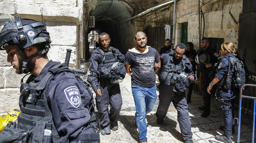 Полиция Израиля задержала 24 человека после волнений в Иерусалиме