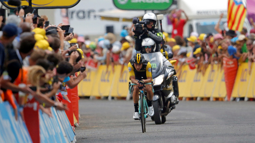 Словенец Роглич победил на 19-м этапе «Тур де Франс», Закарин — десятый