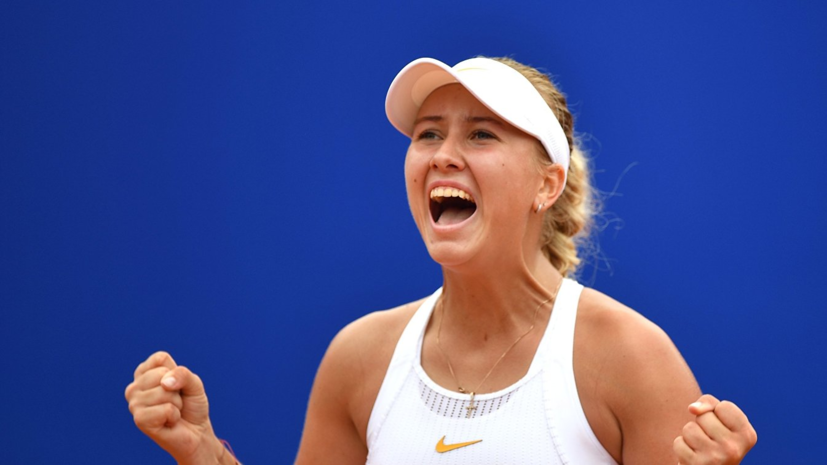 Потапова назвала своей мечтой выход в финал турнира WTA в Москве