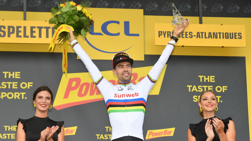 Голландец Дюмулен стал победителем 20-го этапа веломногодневки «Тур де Франс», Закарин — седьмой