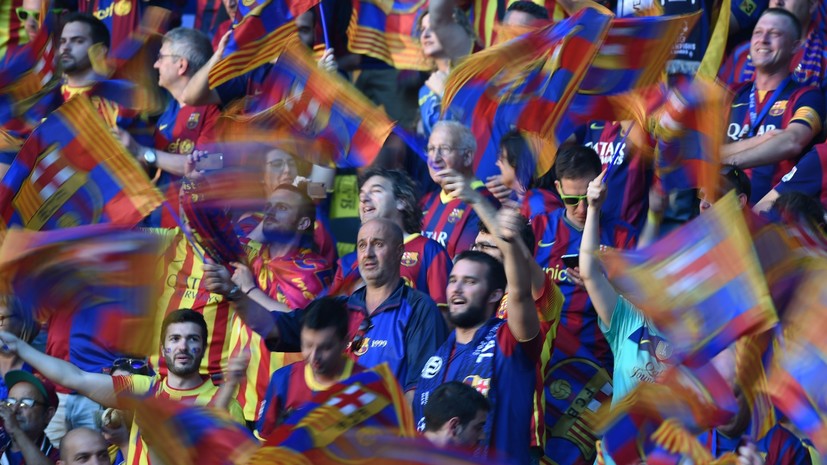 Болельщик «Реала» в одиночку поиздевался над сектором фанатов «Барселоны»