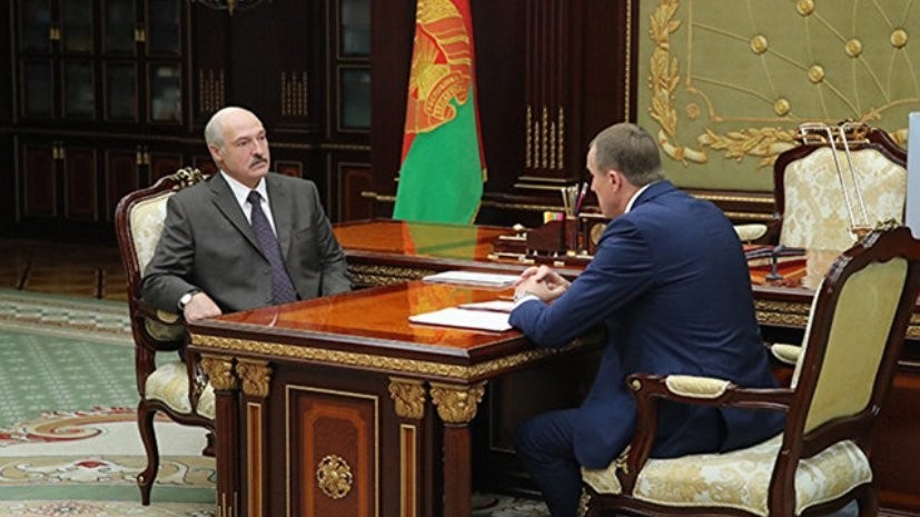 Лукашенко провёл встречу с председателем Минского облисполкома