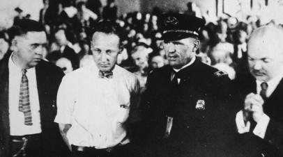 Судебные слушания во время «обезьяньего процесса» © Hulton Archive 