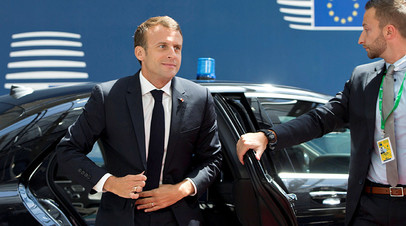 Президент Франции Эмманюэль Макрон © POOL New