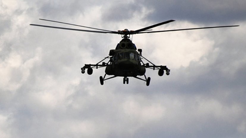 Врио губернатора Красноярского края прибыл на место крушения вертолёта Ми-8