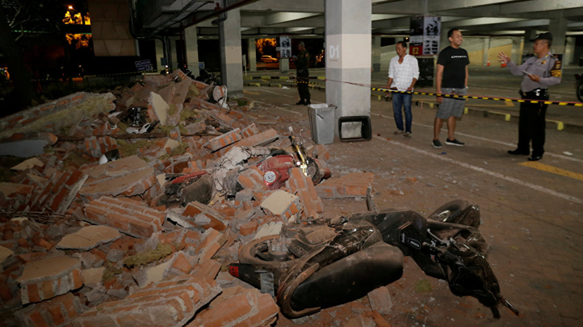 Ростуризм выясняет подробности о пострадавших при землетрясении в Индонезии
