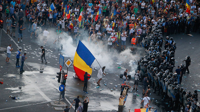 В Румынии прокуратура возбудила дело из-за действий жандармов во время митинга в Бухаресте