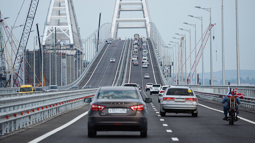 Матвиенко назвала Крымский мост потрясающим сооружением