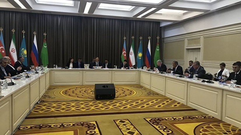 В Актау началось заседание V Каспийского саммита
