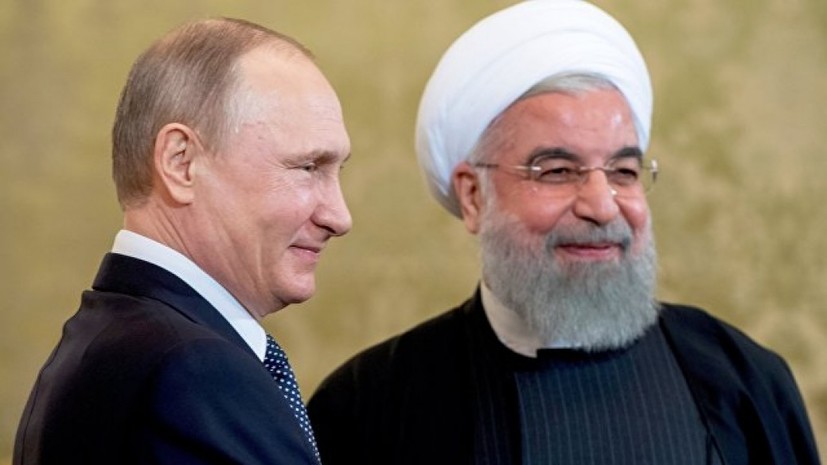 Путин обсудил с Рухани ситуацию в Сирии