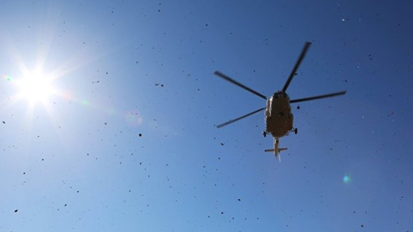 В горах Таджикистана произошла жёсткая посадка вертолёта с альпинистами