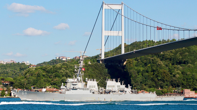 «Ротация будет постоянной»: американский эсминец «Карни» вошёл в Чёрное море