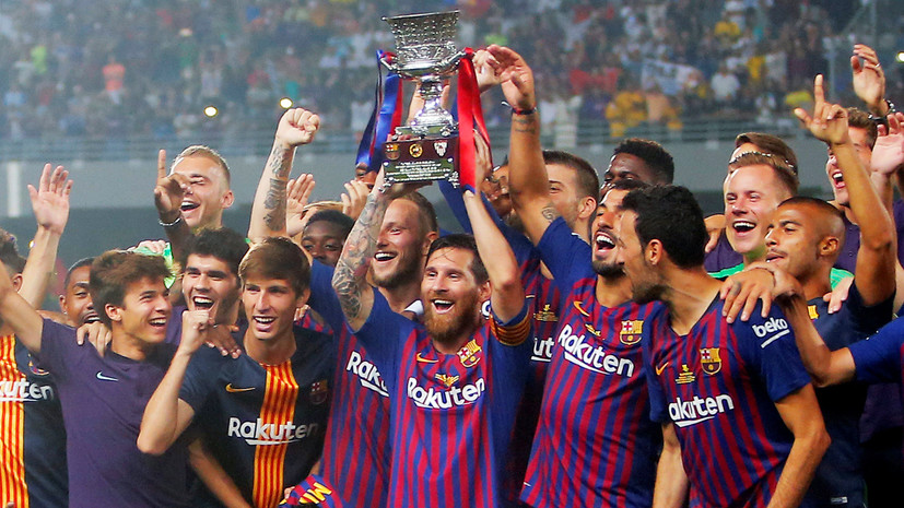 «Барселона» переиграла «Севилью» и 13-й раз стала обладателем Суперкубка Испании по футболу