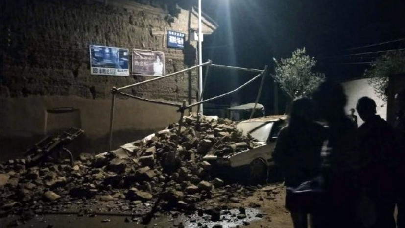 Число пострадавших от землетрясения в Китае увеличилось до восьми