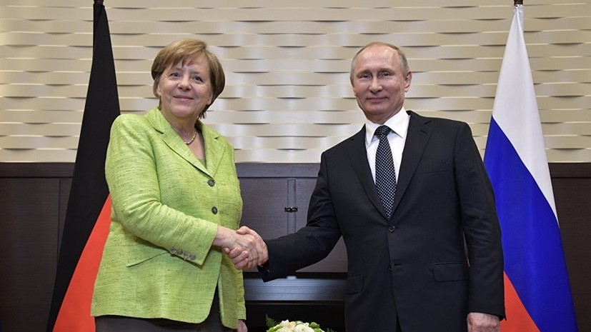 Меркель проведёт с Путиным переговоры в Германии 18 августа