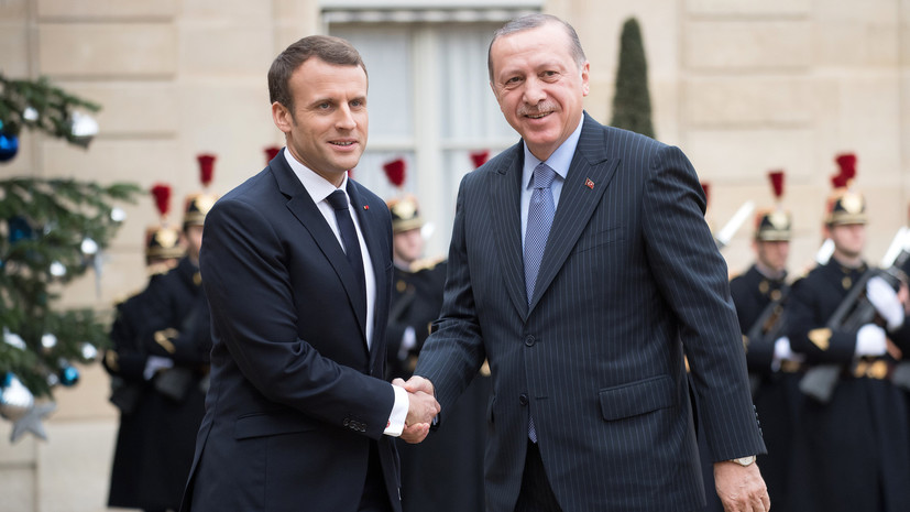 Макрон и Эрдоган обсудили улучшение экономических отношений Франции и Турции