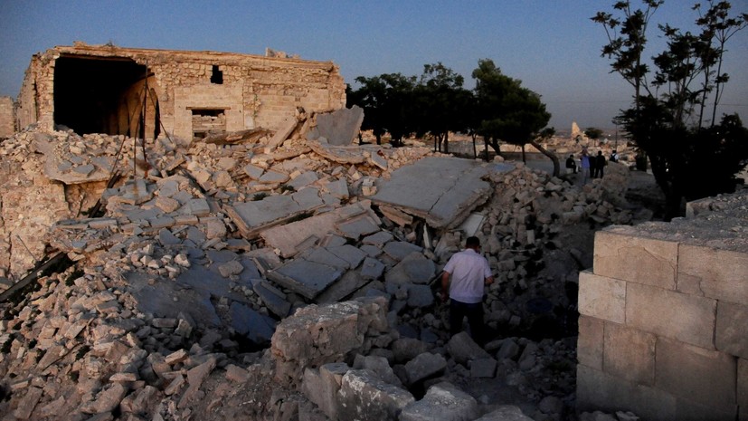Власти Сирии рассказали о разрушении боевиками двух третей жилого фонда провинции Алеппо