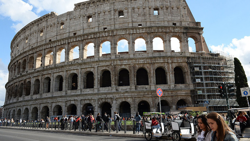 Колизей погаснет на час в память о погибших при обрушении моста в Генуе