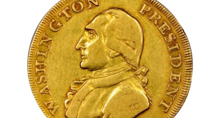 Монета с изображением Джорджа Вашингтона продана на аукционе в США за $1,7 млн