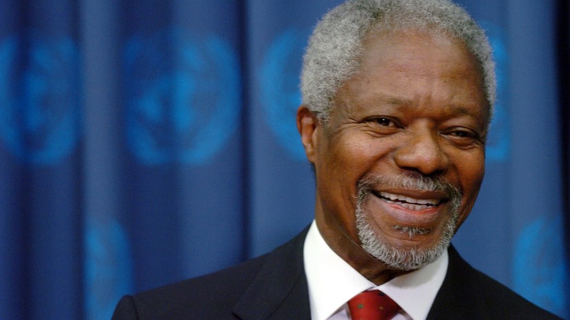 Мэй назвала Кофи Аннана великим лидером