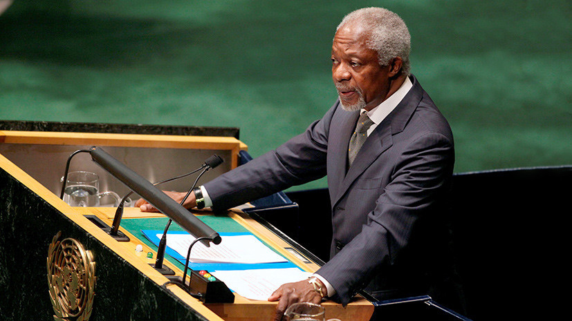«Он воплощал собой ООН»: как изменил мир дипломатии Кофи Аннан