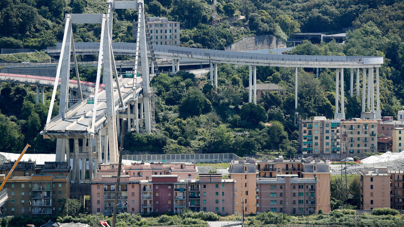 Число погибших при обрушении моста в Генуе возросло до 43