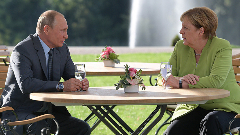 Диалоги в Мезеберге: Владимир Путин и Ангела Меркель заявили о готовности решать спорные вопросы