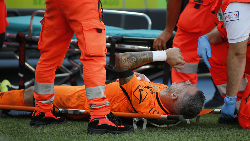 Вратарь «Кьево» госпитализирован после столкновения с Роналду