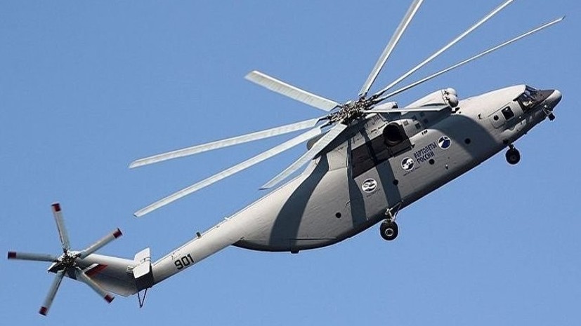 Модернизированный для ВКС Ми-26Т2В совершил первый полёт