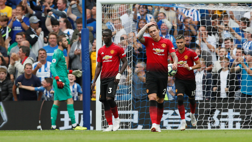 «Манчестер Юнайтед» проиграл «Брайтону» во втором туре АПЛ