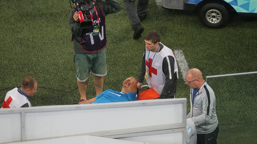 Дзюба поддержал получившего травму футболиста «Зенита» Нобоа
