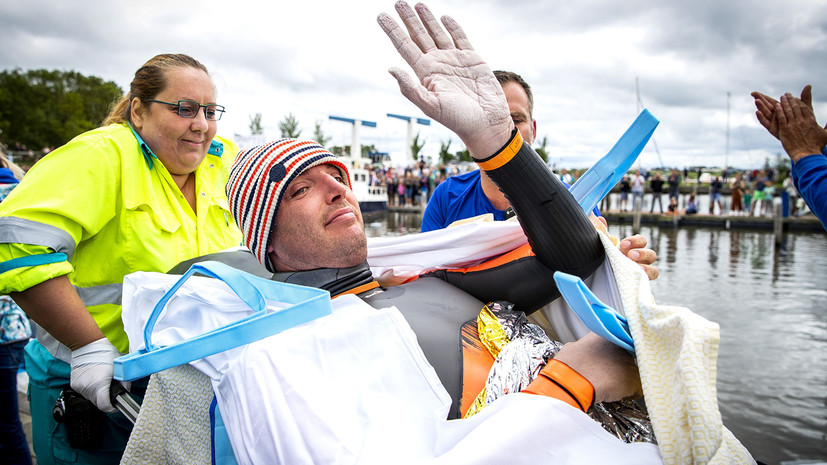 Олимпийский чемпион из Голландии проплыл 163 км и собрал €2,5 млн на борьбу с раком