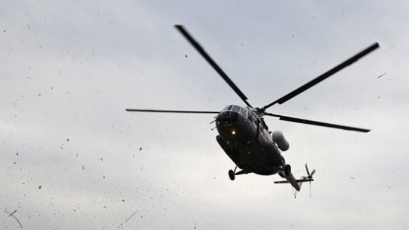 Вертолёт Ми-8 совершил жёсткую посадку в Челябинской области
