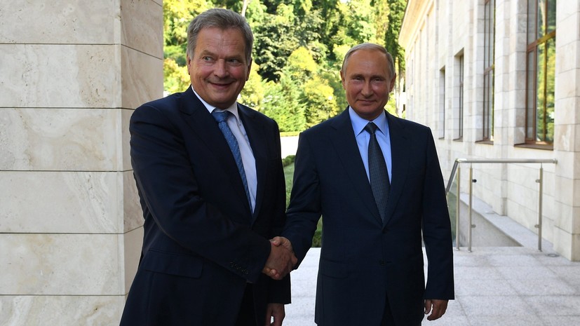 Ниинистё назвал встречу с Путиным «солнечной»