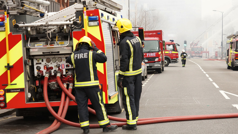 В Великобритании произошёл пожар на нефтеперерабатывающем заводе