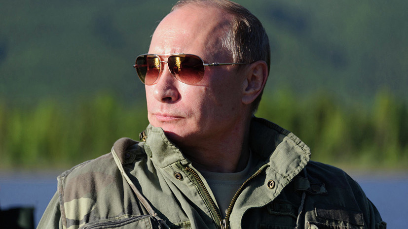 Путин провёл выходные на природе в Туве
