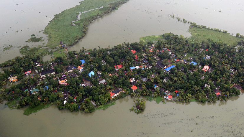 Ростуризм предупредил о наводнениях в индийском штате Керала