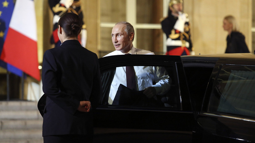 Путин может отправиться в Париж на празднование столетия окончания Первой мировой войны