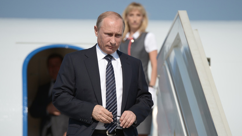 Путин прибыл в Омск