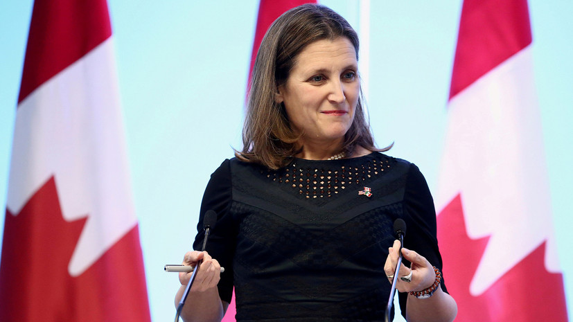 Фриланд оптимистично настроена на торговую сделку Канады и США