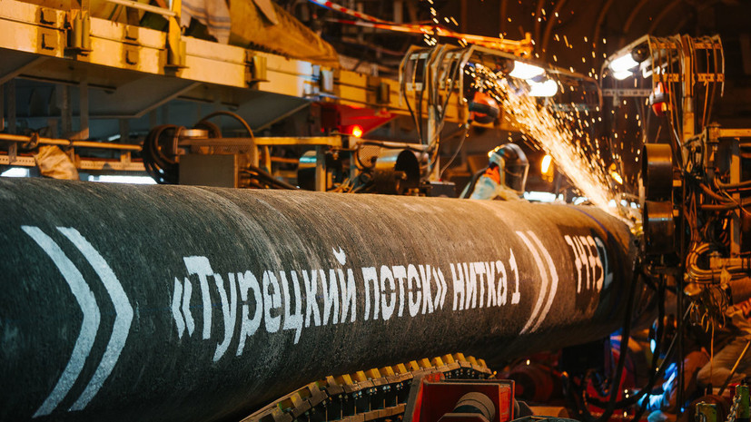 «Газпром» уложил 1,5 тысячи км «Турецкого потока» по обеим ниткам