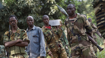 Солдаты армии Центрально-Африканской Республики