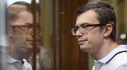 Денис Никандров во время оглашения приговора в Московском городском суде