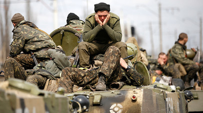 Украинская армия в Краматорске