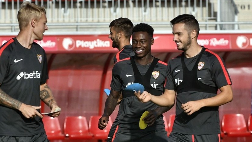 Промес провёл первую тренировку в «Севилье»