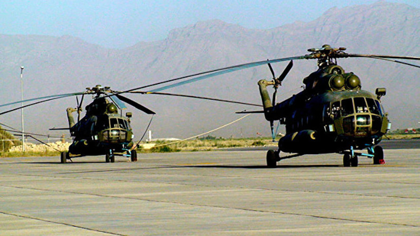 Три человека пострадали при крушении военного вертолёта в Афганистане 