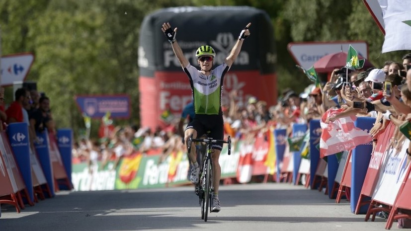 Американский велогонщик Кинг выиграл девятый этап «Вуэльты»