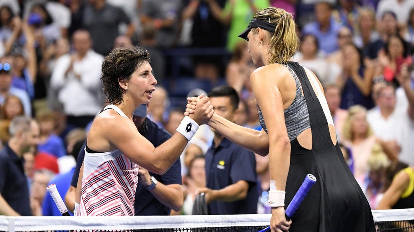 Теннисистка Суарес Наварро: победа над Шараповой стала подарком на мой день рождения